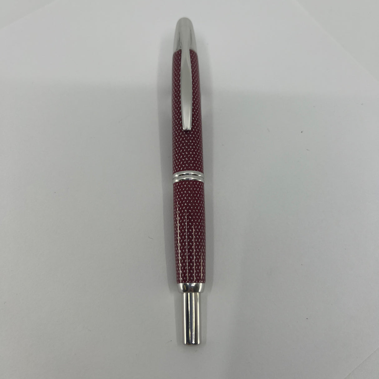 Pilot Vanishing Point Red Carbonesque Fountain Pen   - Medium 18kt Gold  Nib
