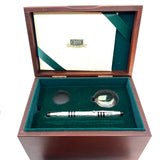 Cross 150th Anniversary Limited Edition Art Deco Sterling Silver Fountain Pen (1996)  -  Medium 18kt Gold Nib -  MINT Condition with Complete Original Packaging