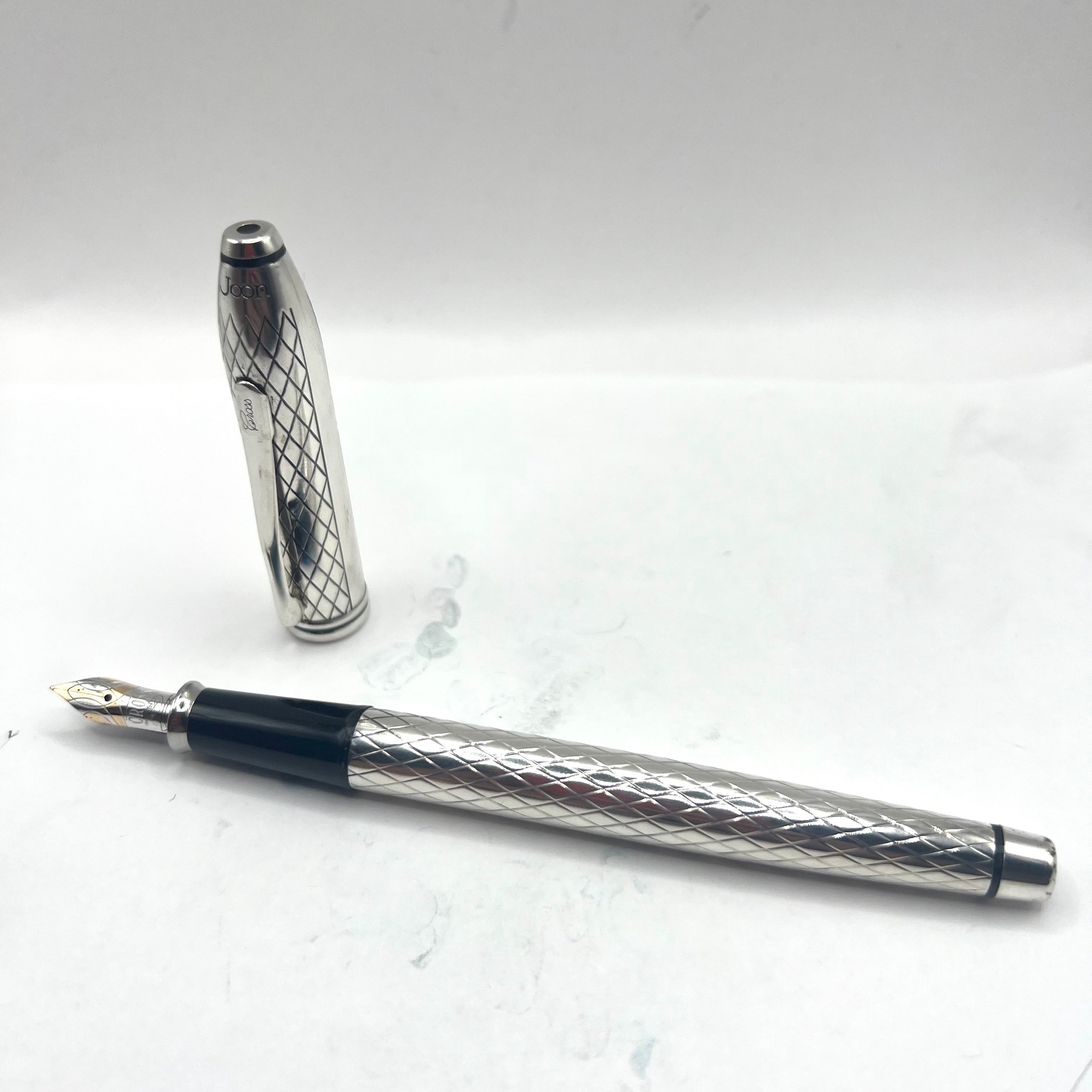 Cross Townsend Sterling Silver Fountain Pen - Made for 25th