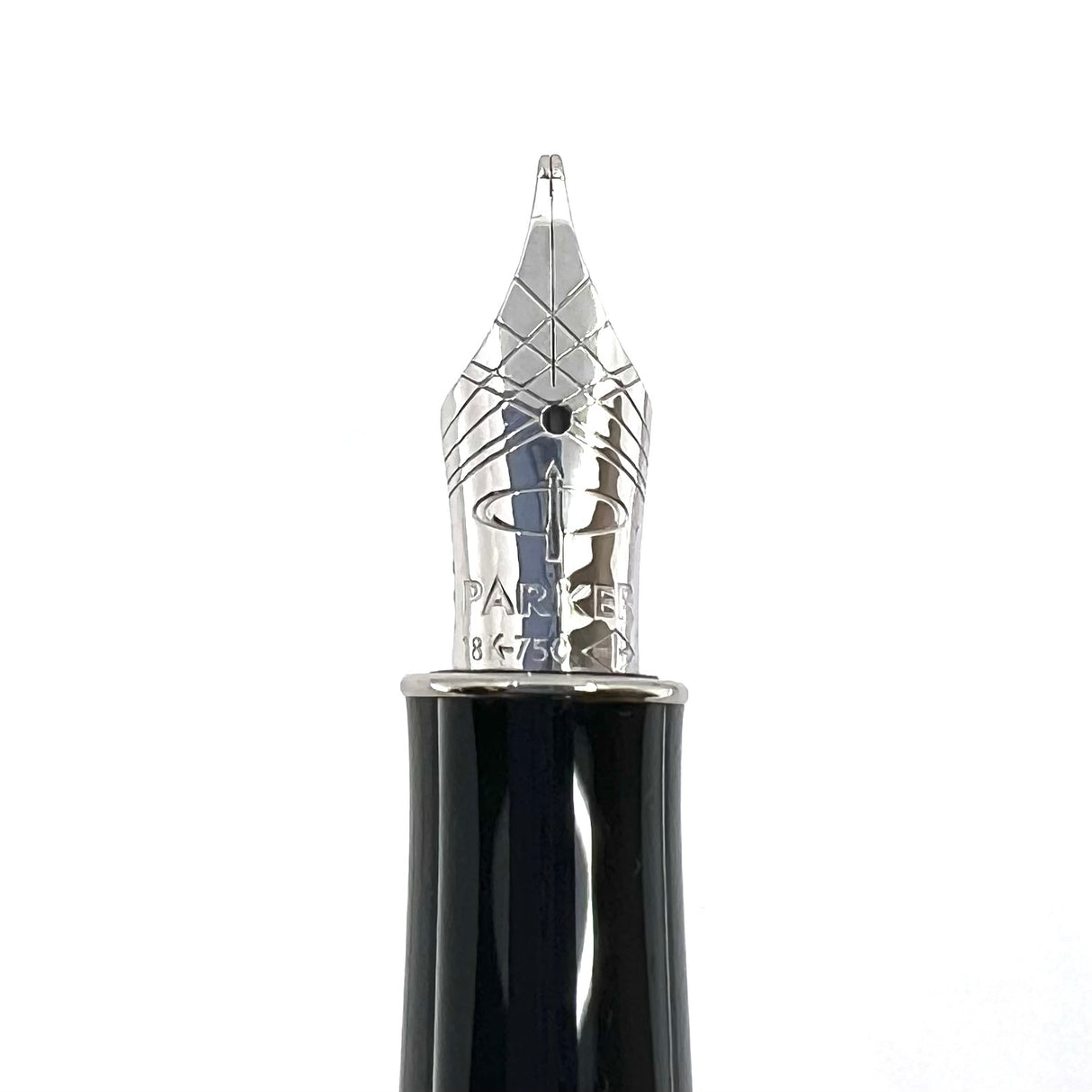 Parker Sonnet Black Laque Fountain Pen - Medium 18kt Gold Nib