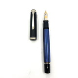 Pelikan M805 Black/Blue Striped Barrel Fountain Pen