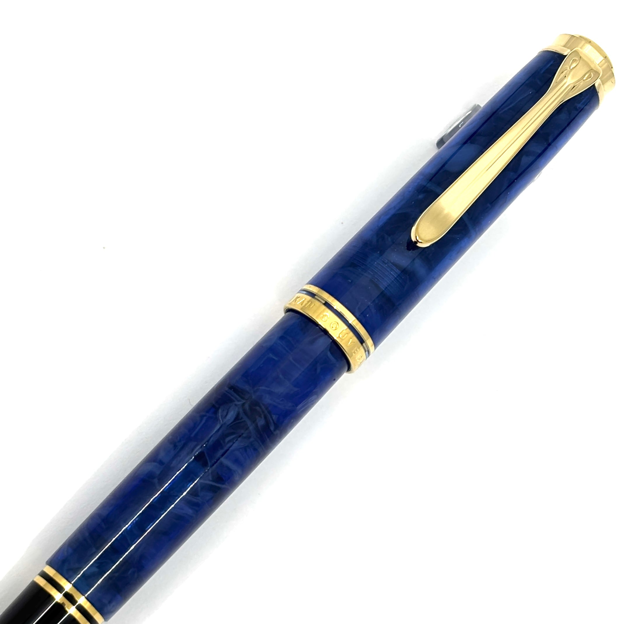 Pelikan Souveran M800 Marbled Blue O' Blue Fountain Pen – Fountain