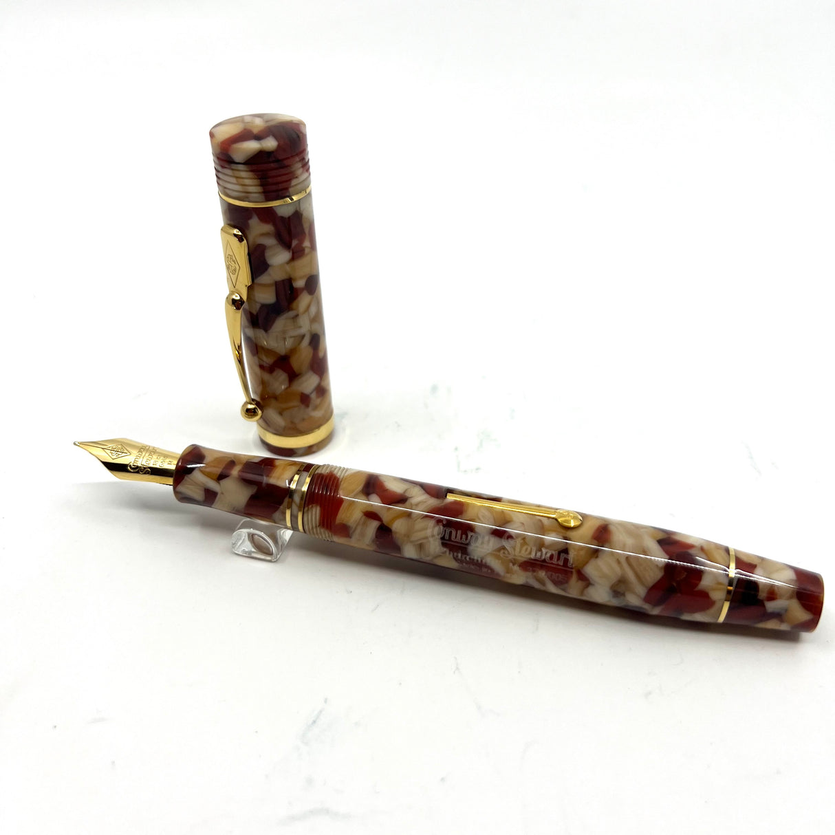 Conway Stewart Churchill Lever-Fill "Shingle" Fountain Pen