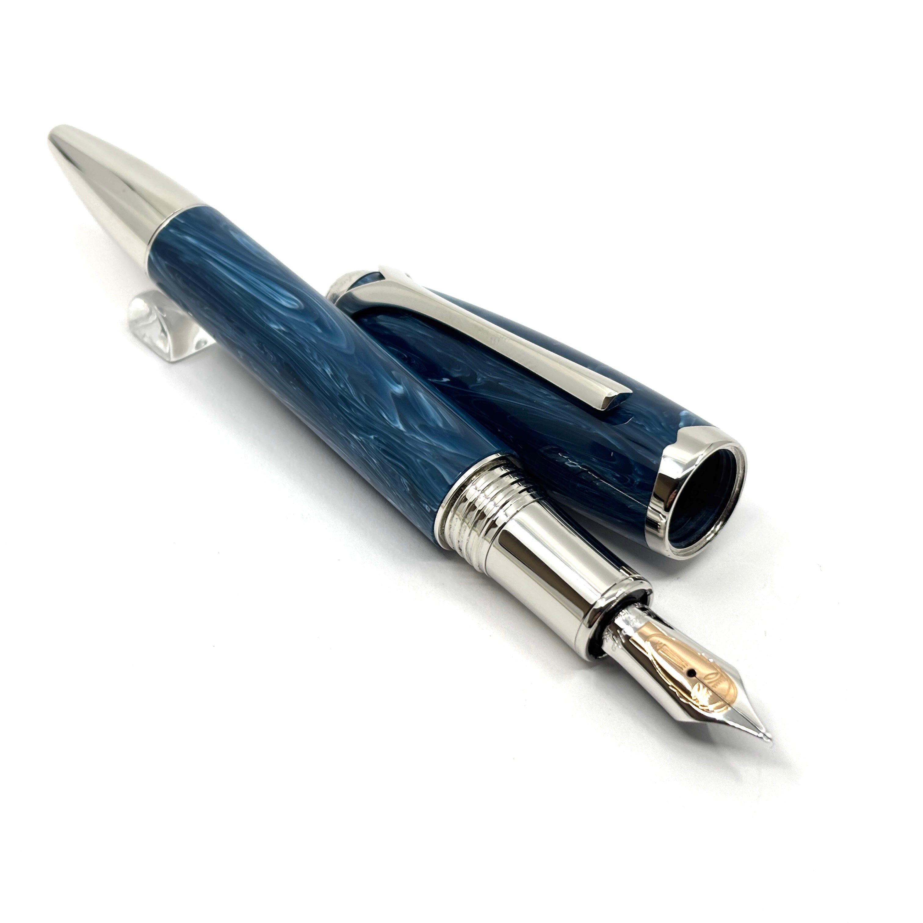 Montegrappa Modigliani Variegated Blue Limited Edition Fountain