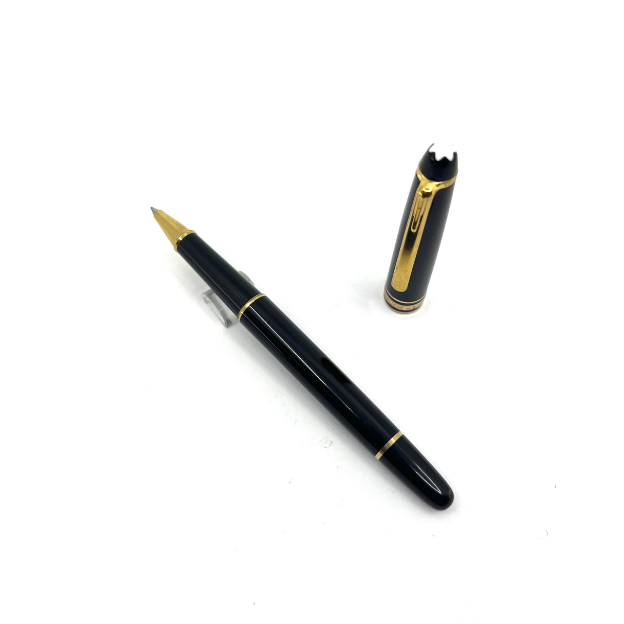 Montblanc Meisterstuck Classique #163 Black Resin  Rollerball - Yellow Gold-Plated Trim