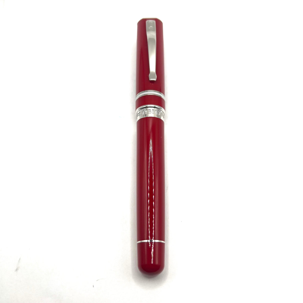 Delta Red Fusion One Fountain Pen - Broad Fusion Nib (Layer of 18kt Gold over Steel Nib)