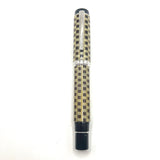 Laban Oversized Fountain Pen - Maple Weave Resin Design - Broad Gold-Plated & Steel Nib