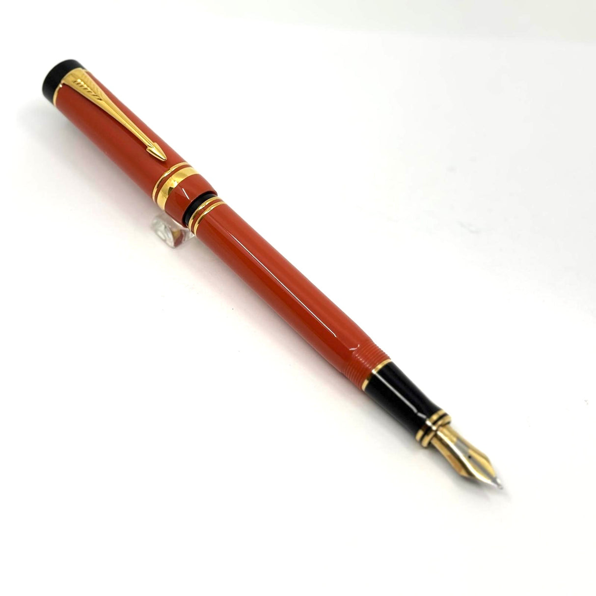 Parker International  Duofold Orange Fountain  Pen