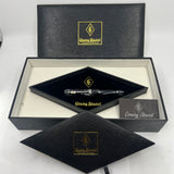 Conway Stewart Churchill "Sir Winston" London Smoke Gray Celluloid Fountain Pen Limited Edition  - Flexible Fine 18kt Gold Nib