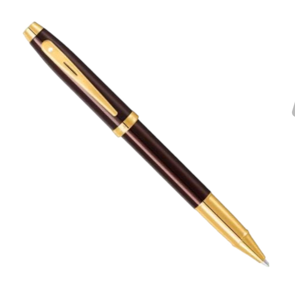 Sheaffer 100 Coffe Brown with PVD Gold Trim - Rollerball