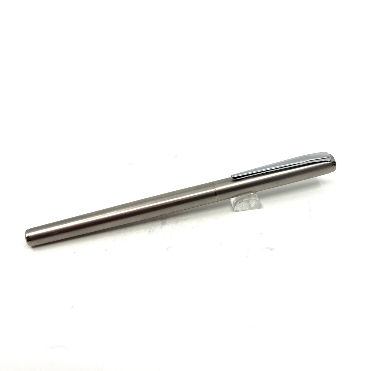 Montblanc Quick Pen/aka Early Noblesse Fountain Pen -  Brushed Stainless Steel