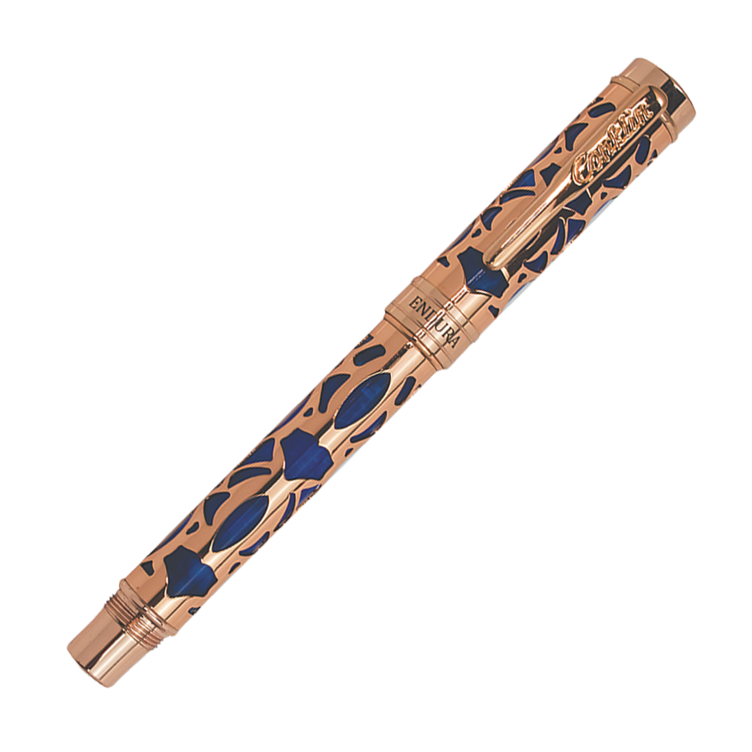 Conklin Endura Deco Crest Blue & Rose Gold - Fountain Pen – Fountain ...