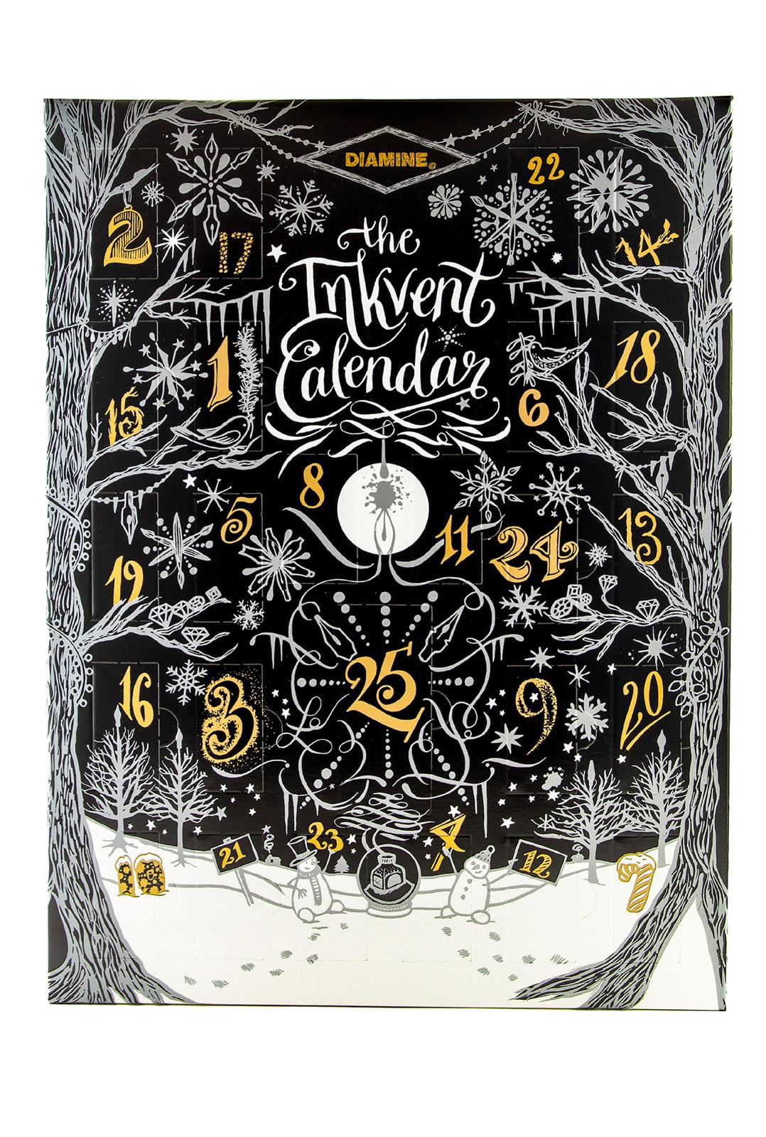 Diamine Inkvent Calendar 2024 Black Edition