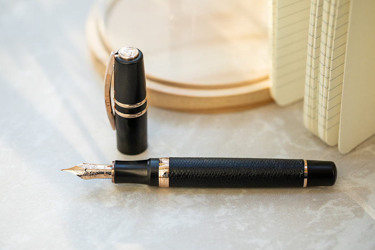 Visconti Homo Sapiens Dual Touch Black - Fountain Pen