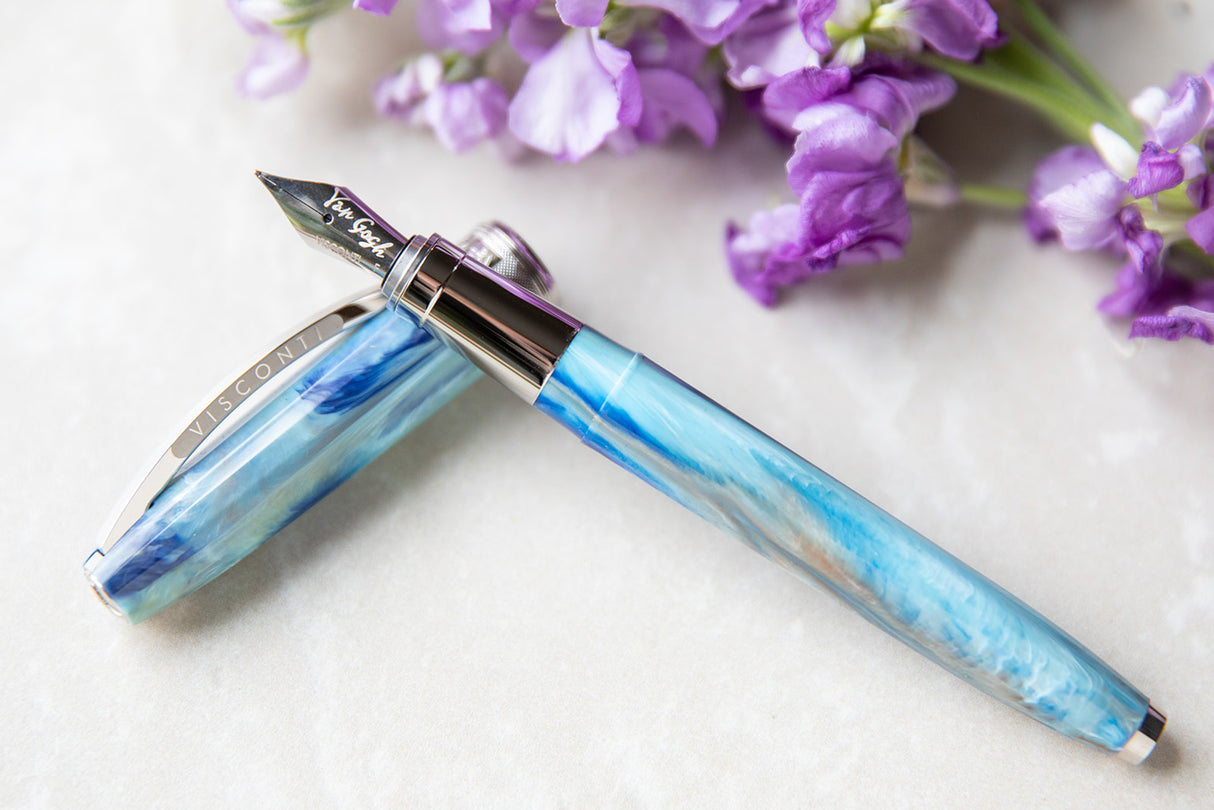 Visconti Van Gogh Impressionist Self Portrait in Blue - Fountain Pen