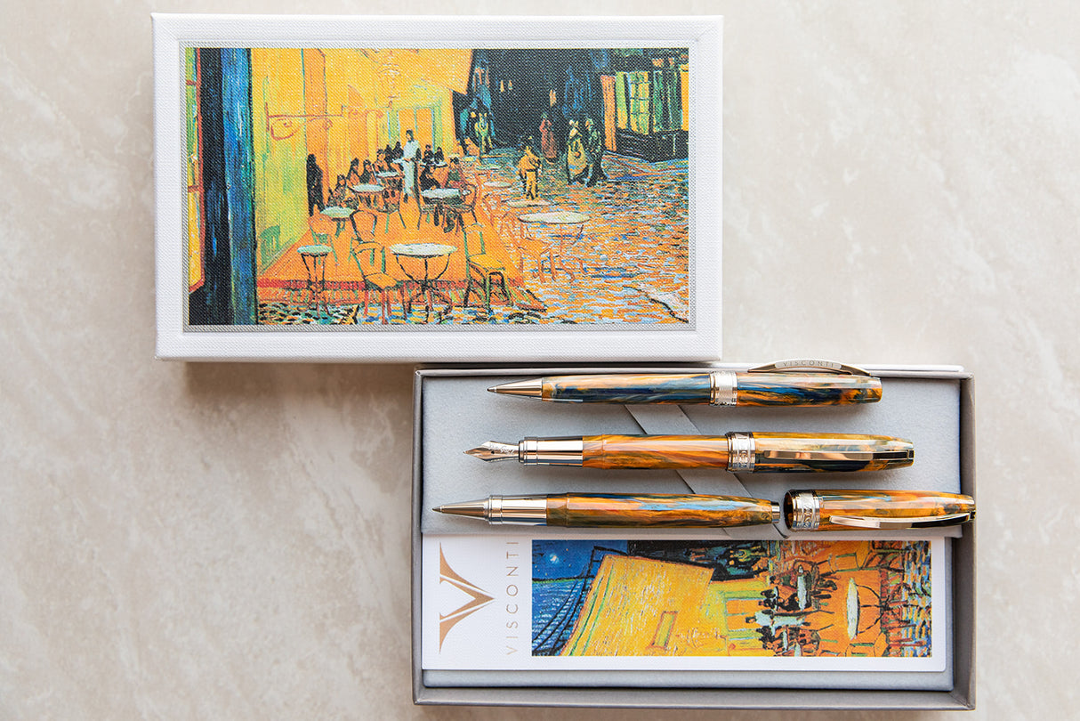Visconti Van Gogh Impressionist Café Terrace at Night - Fountain Pen