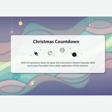 COLORVENT CALENDAR 2026 24 Ink Gift Set Collection