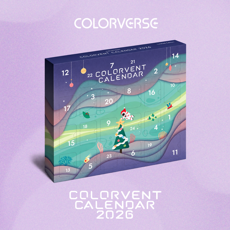Colorverse Colorvent Calendar 2026 Ink Bottle Collection