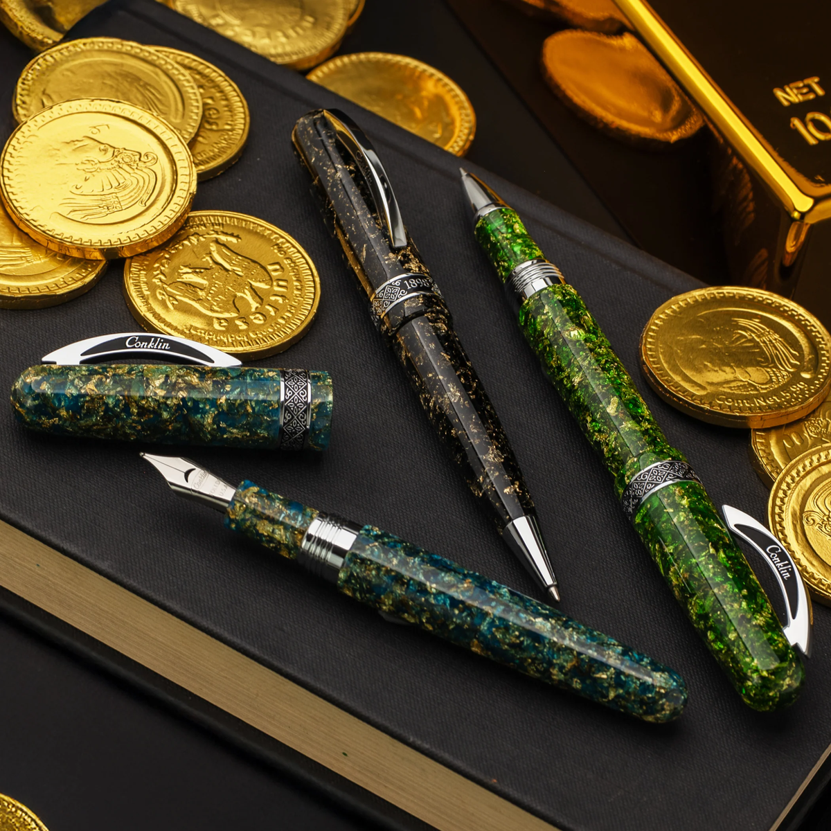 CONKLIN 1898 Solaris Green Ballpoint Pen Collection