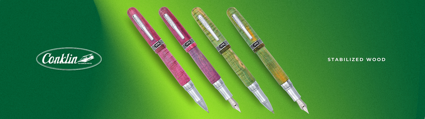 Conklin 1898 Stabilized Wood Collection
Limited Edition