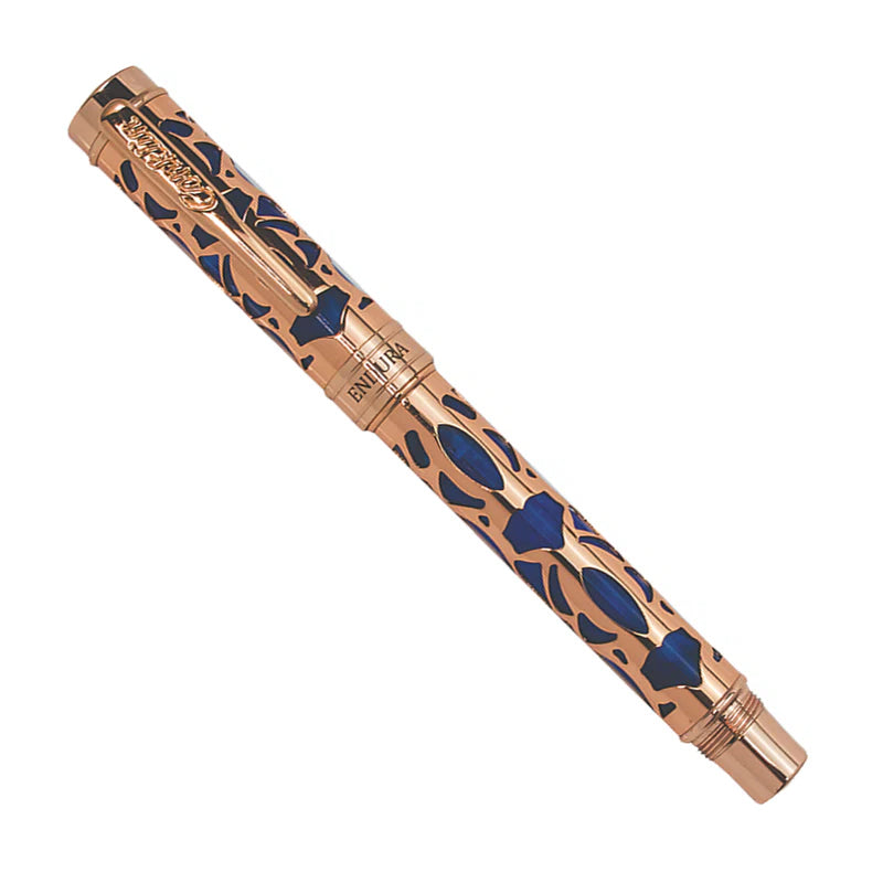 Conklin Endura Deco Crest Blue & Rose Gold - Fountain Pen