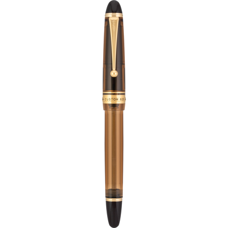 Pilot & Namiki Custom 823 Amber Fountain Pen - Capped