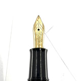 Pelikan Early M400 Black/Blue Striped Fountain Pen - Medium 14kt Gold  Nib