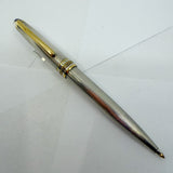 Montblanc Solitaire Sterling Silver Barleycorn Classique 164 Ballpoint Pen