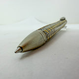 Porsche Design Ballpoint Pen - Tec-Flex Woven Stainless Steel & Gold Plate