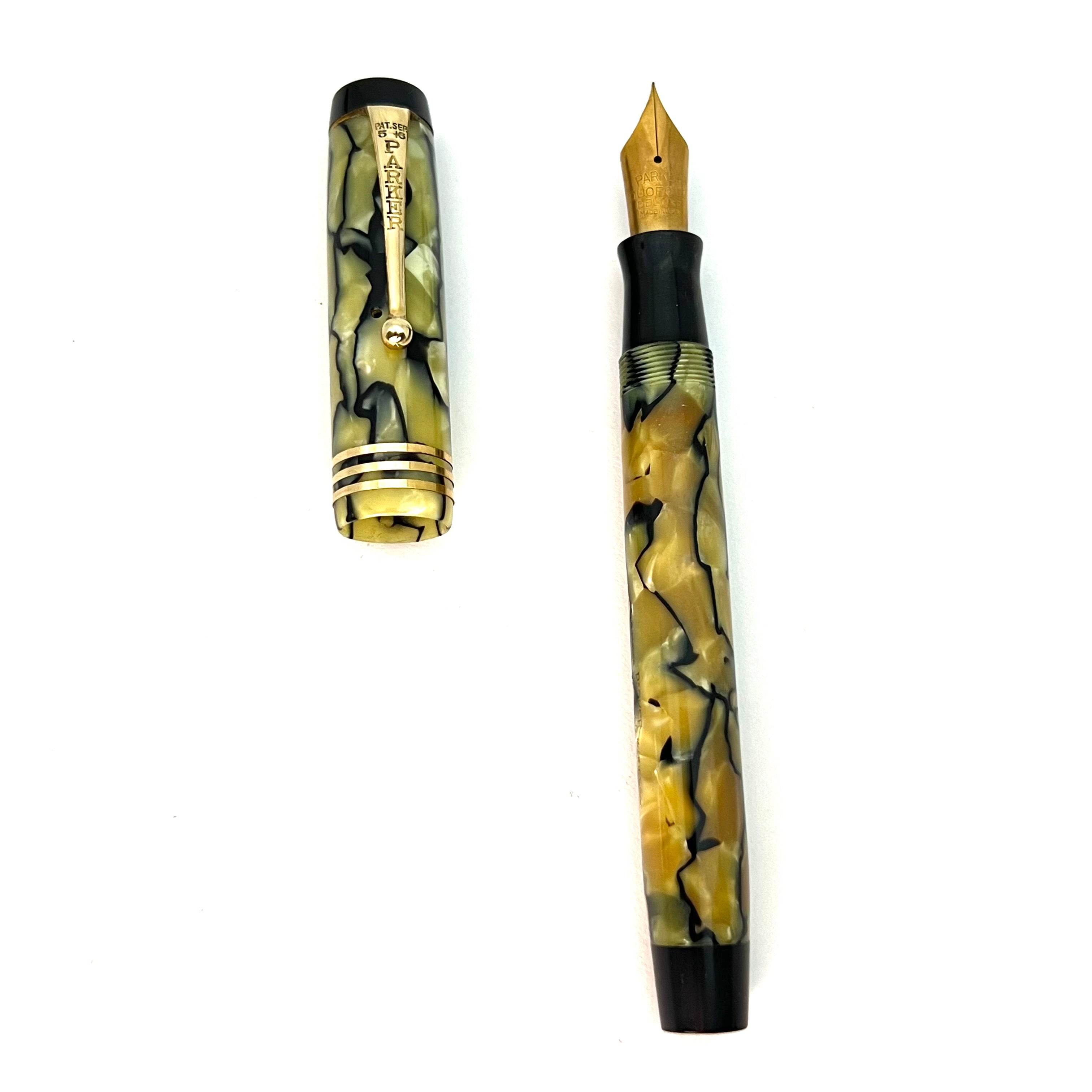 Parker Duofold Senior Streamline Black & Pearl Fountain Pen Parker Duofold Senior Streamline Black & Pearl Fountain Pen