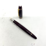 Montblanc Meisterstuck Bordeaux Resin #147 LeGrand Traveler Fountain Pen