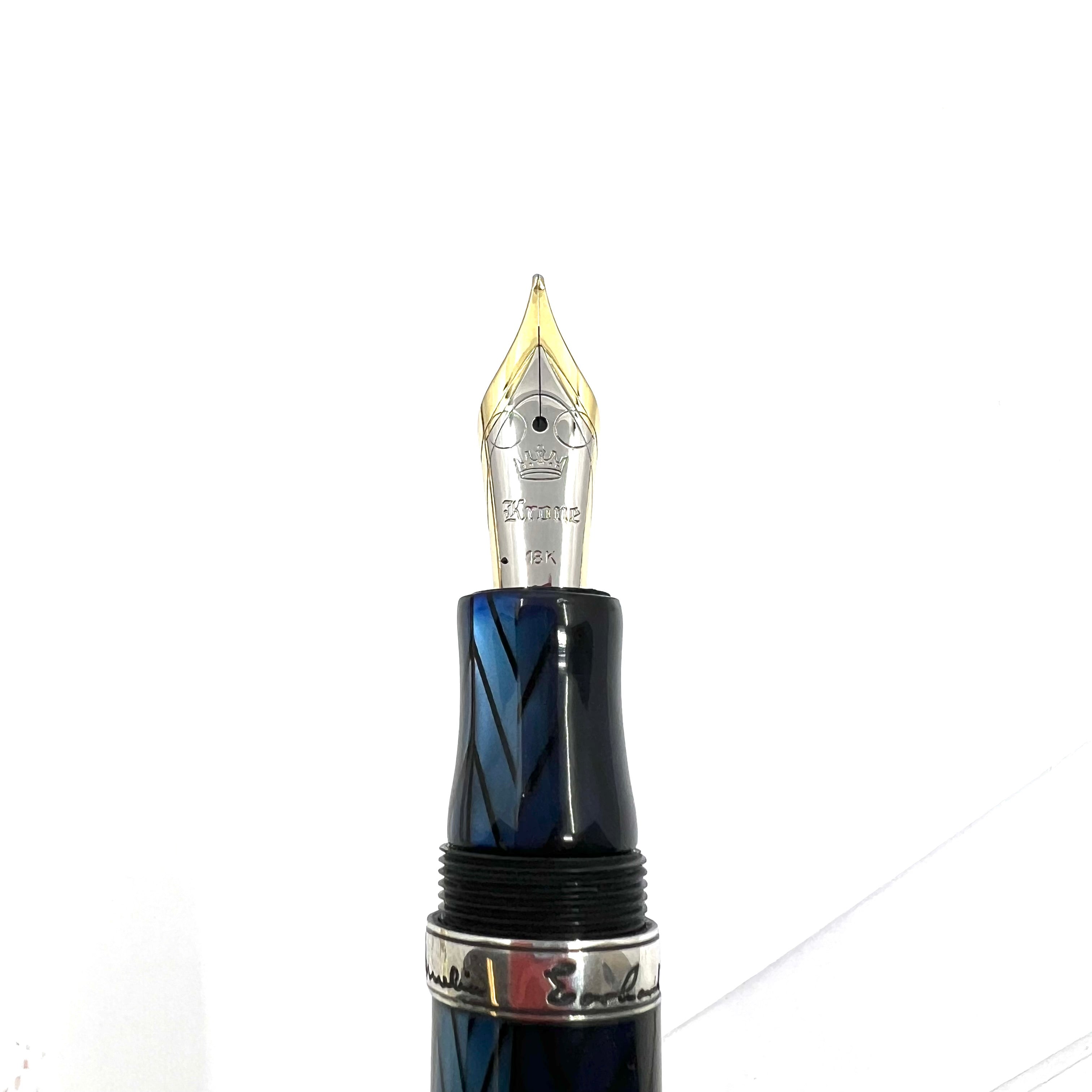 Krone Amelia Earhart Limited Edition Fountain Pen-Medium 18kt Gold