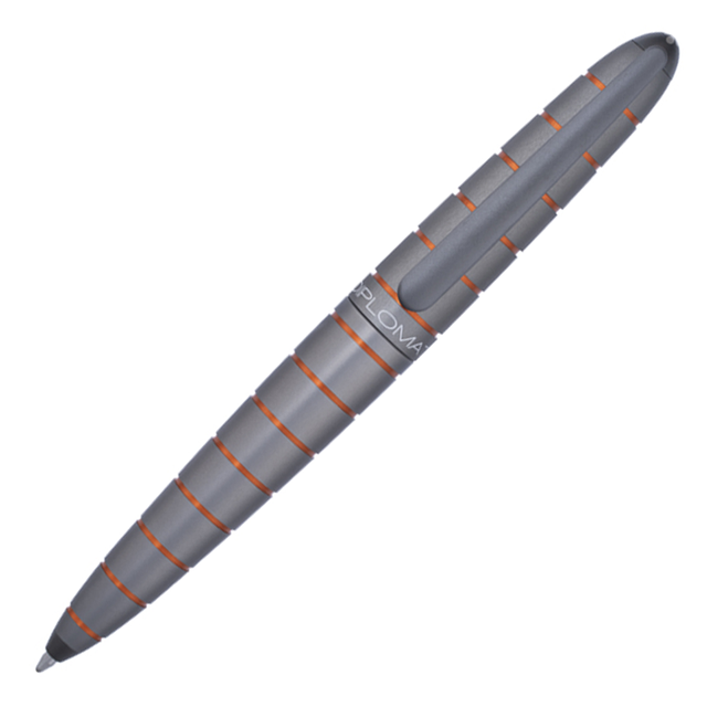 Diplomat Elox Ring Grey/Orange - Ballpoint Pen