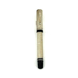 Montegrappa Sterling Silver Cosmopolitan Japanese Fountain Pen-Fine 18kt Gold Nib