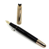 Montblanc Solitaire Doue Geometric Dimension Gold-Plated  Classique #145 Fountain Pen