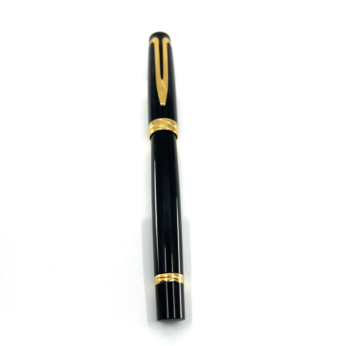Stylo Bille Waterman Liaison - Résine Noire & Plaqué Or 18 Carats, Occasion Élégant