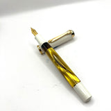 Pelikan M200 White-Gold Marbled Fountain Pen