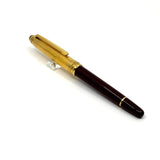 Montblanc Classique Doue Rollerball - Gold Vermeil Cap/Bordeaux Resin Barrel