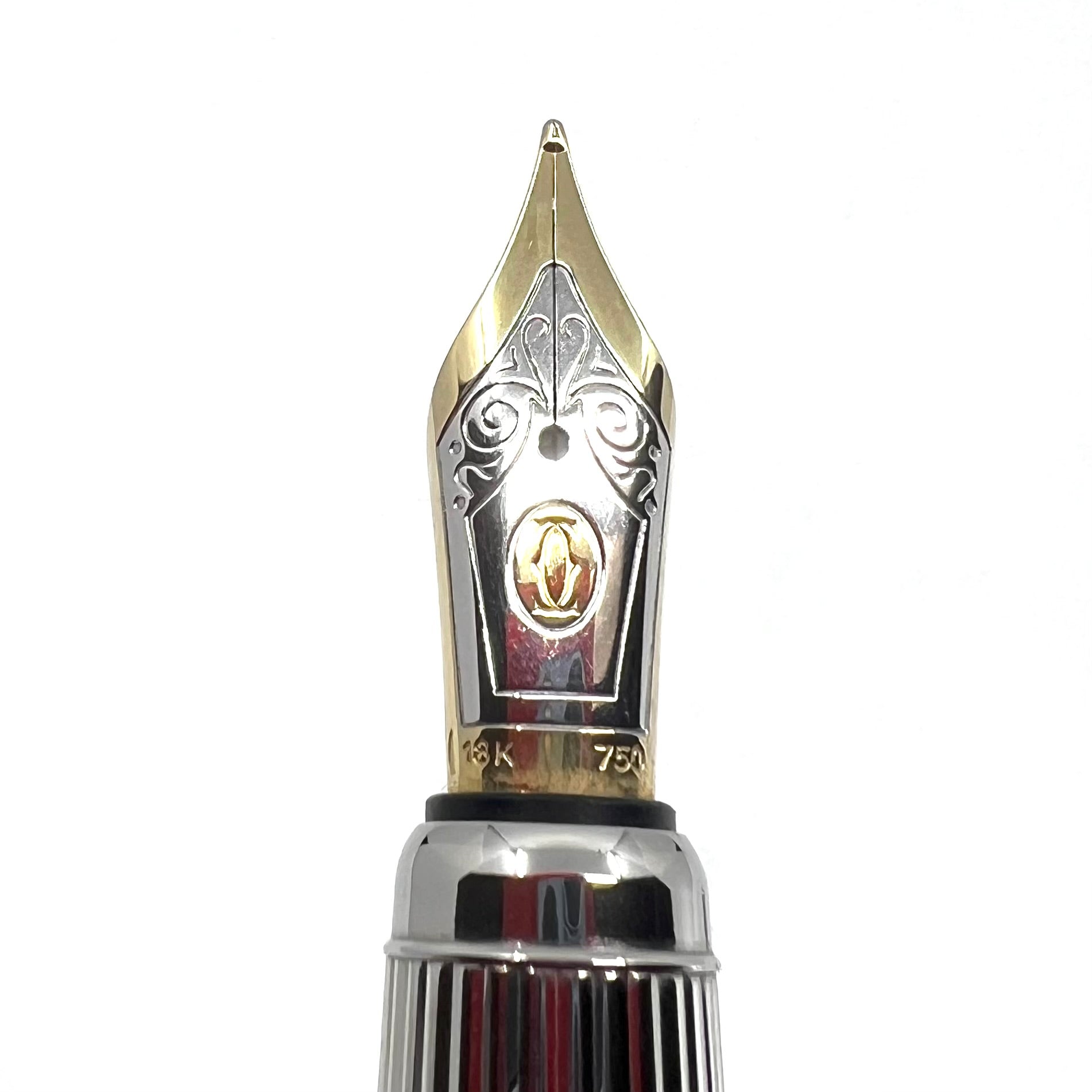 Cartier Platinum-Plated Art Deco Fluted Limited Edition