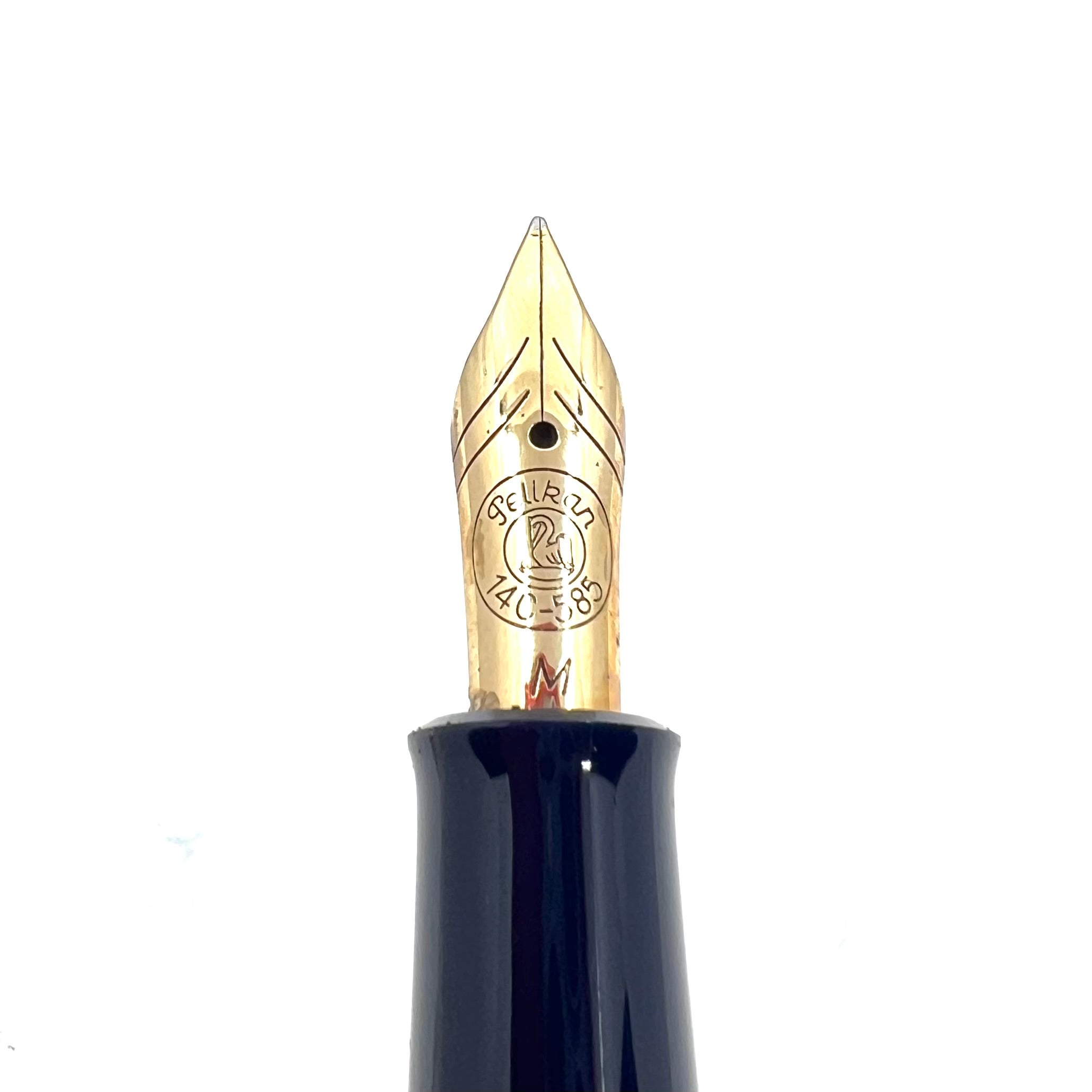 Pelikan M250 Dark Blue Cap/Black Barrel Fountain Pen – Fountain