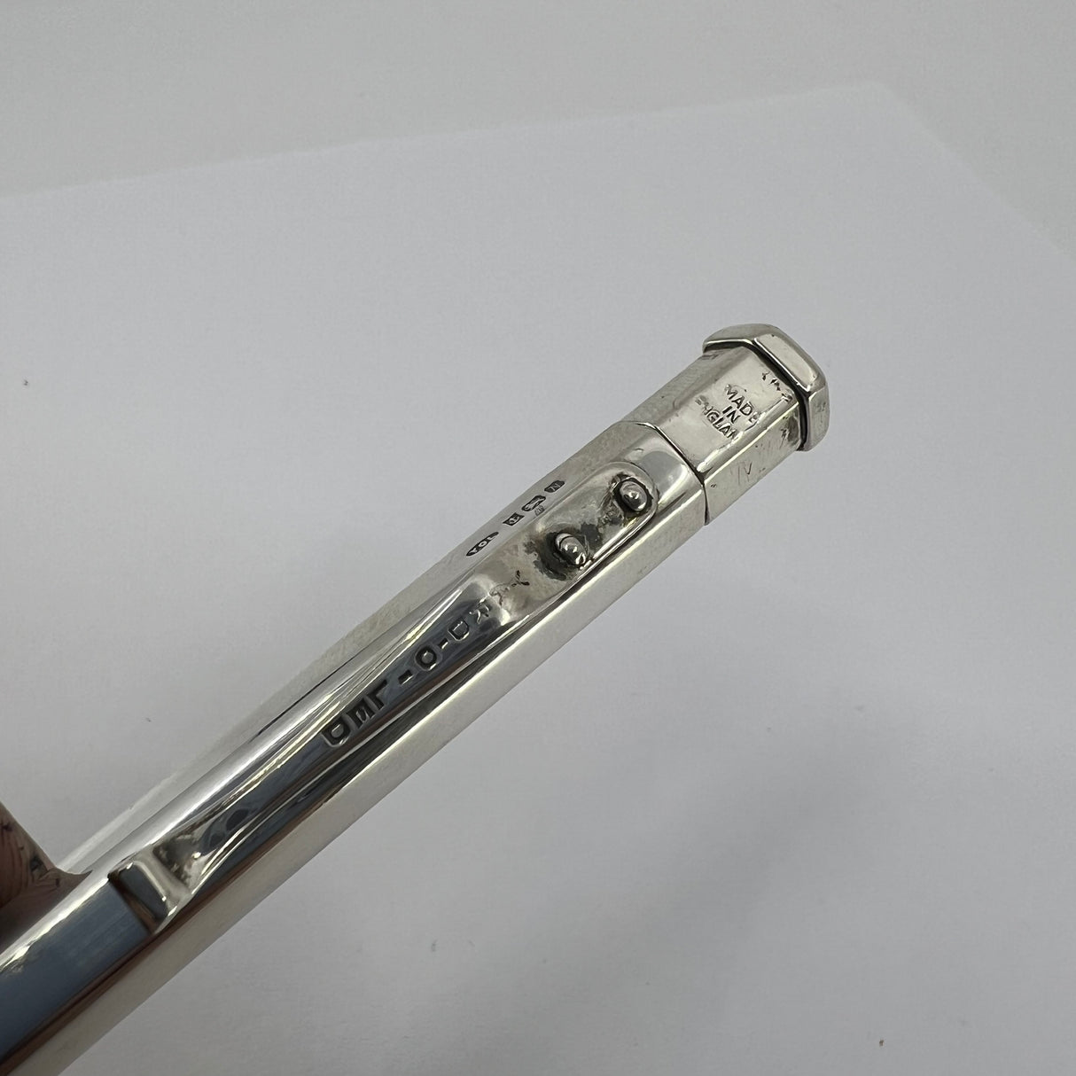 Yard-o-Led Diplomat Six-Sided Sterling Silver Plain Pencil -  1.1mm Lead