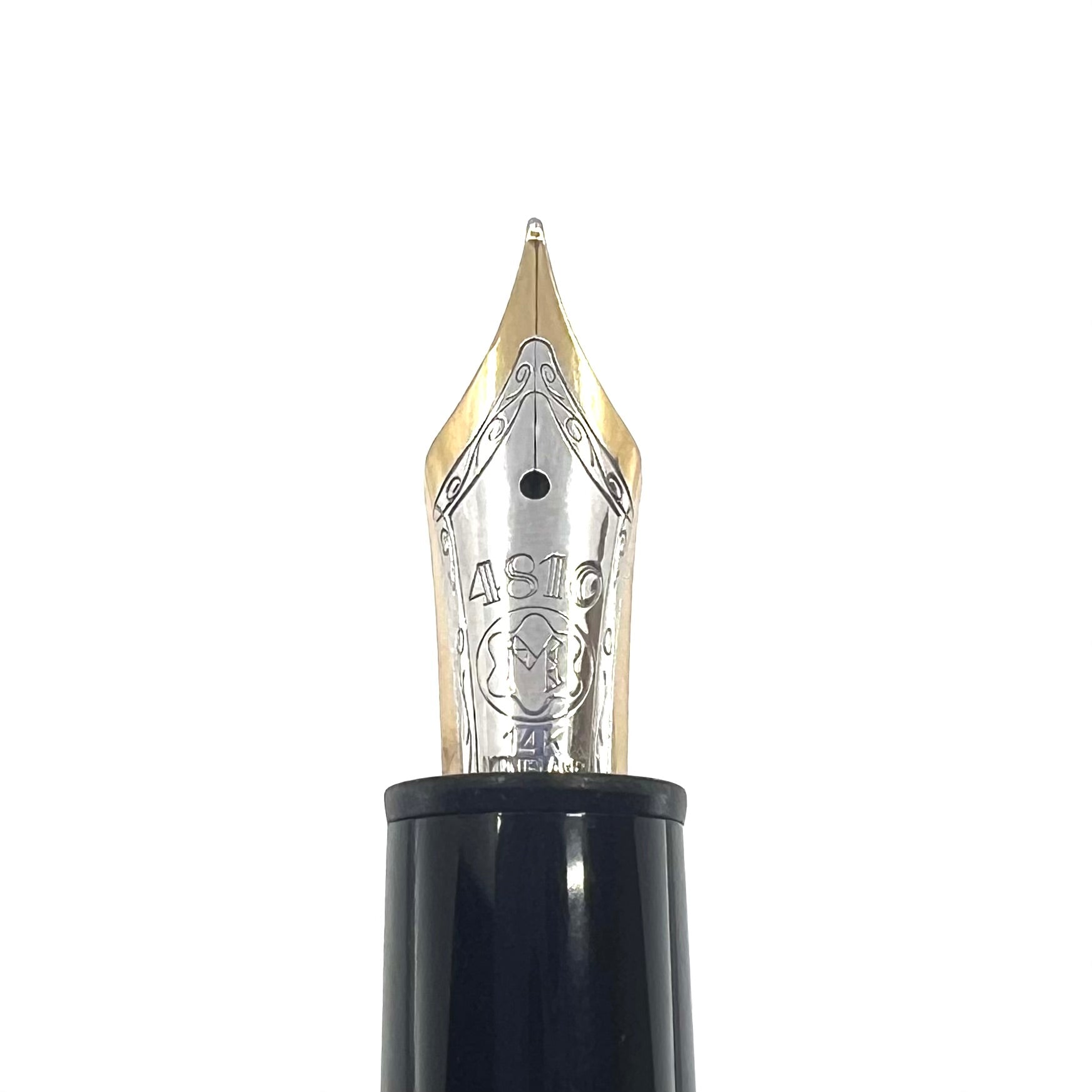 Montblanc Black Meisterstuck #146 LeGrand Fountain Pen - Fine 14kt