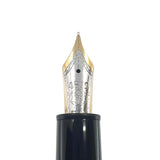 Montblanc Black Meisterstuck #146 LeGrand Fountain Pen - Fine 14kt Gold Nib