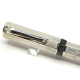 Montegrappa Privilege Deco Large Sterling Silver 8-Sided Fountain Pen