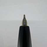 Pilot Namiki Black Matte Vanishing Point Fountain Pen - Classic Style Multi-Facetted  Body  - 1999 - Broad 14kt Gold  Nib