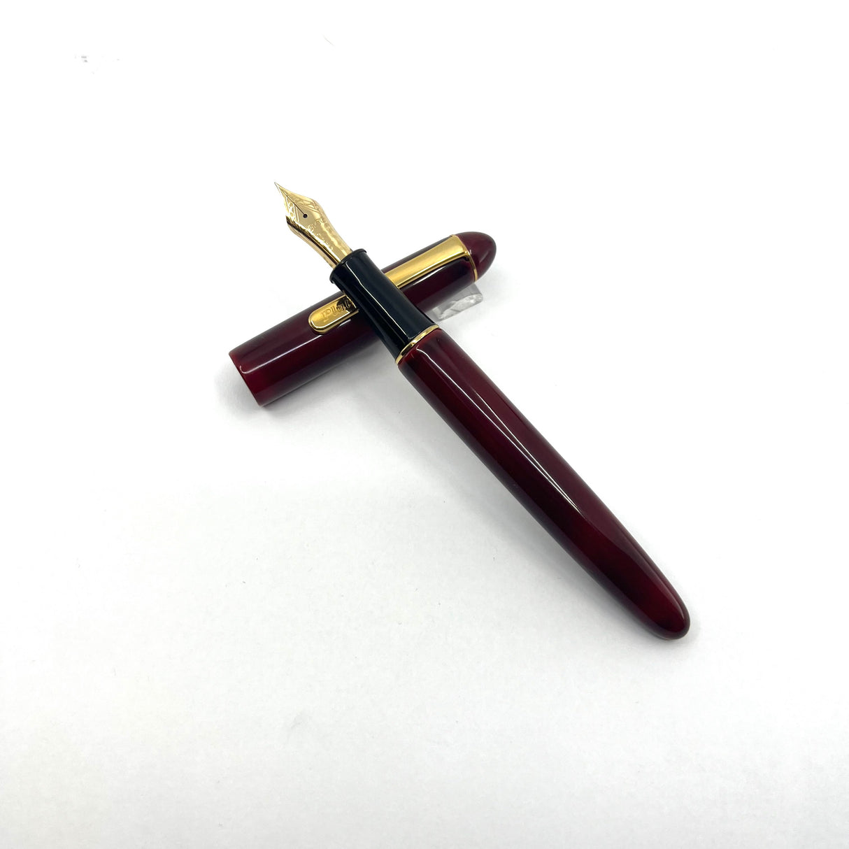 Platinum 3776 rare Aka-tamenuri Fountain pen circa 2010