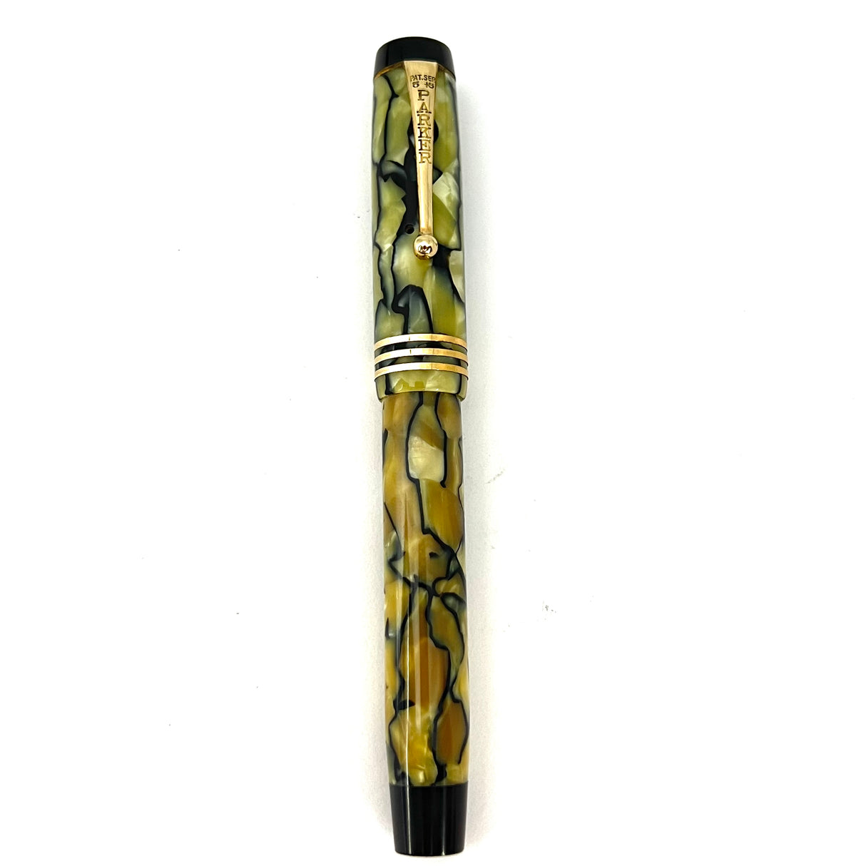 Parker Duofold Senior Streamline Black & Pearl Fountain Pen