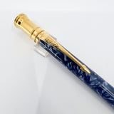 Parker Duofold Marble Blue Mechanical Pencil 0.9mm (Circa 1991)