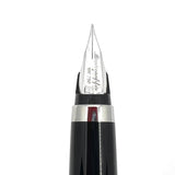 Montegrappa  Nero Uno Fountain Pen - Smooth Black  Facetted Body