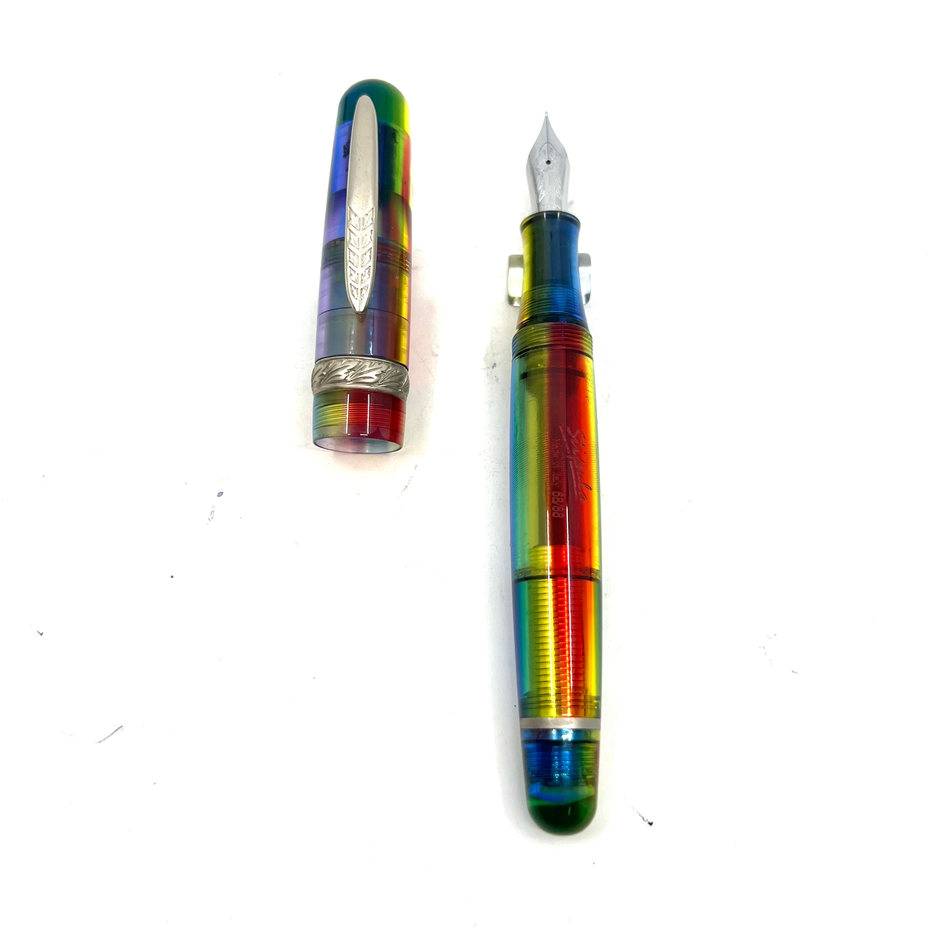 Stipula Etruria Transparent Rainbow Limited Edition Fountain Pen